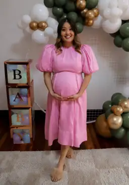 AJE - Serendipity Dress Pink - Size 10 for rent on The Volte - image 6