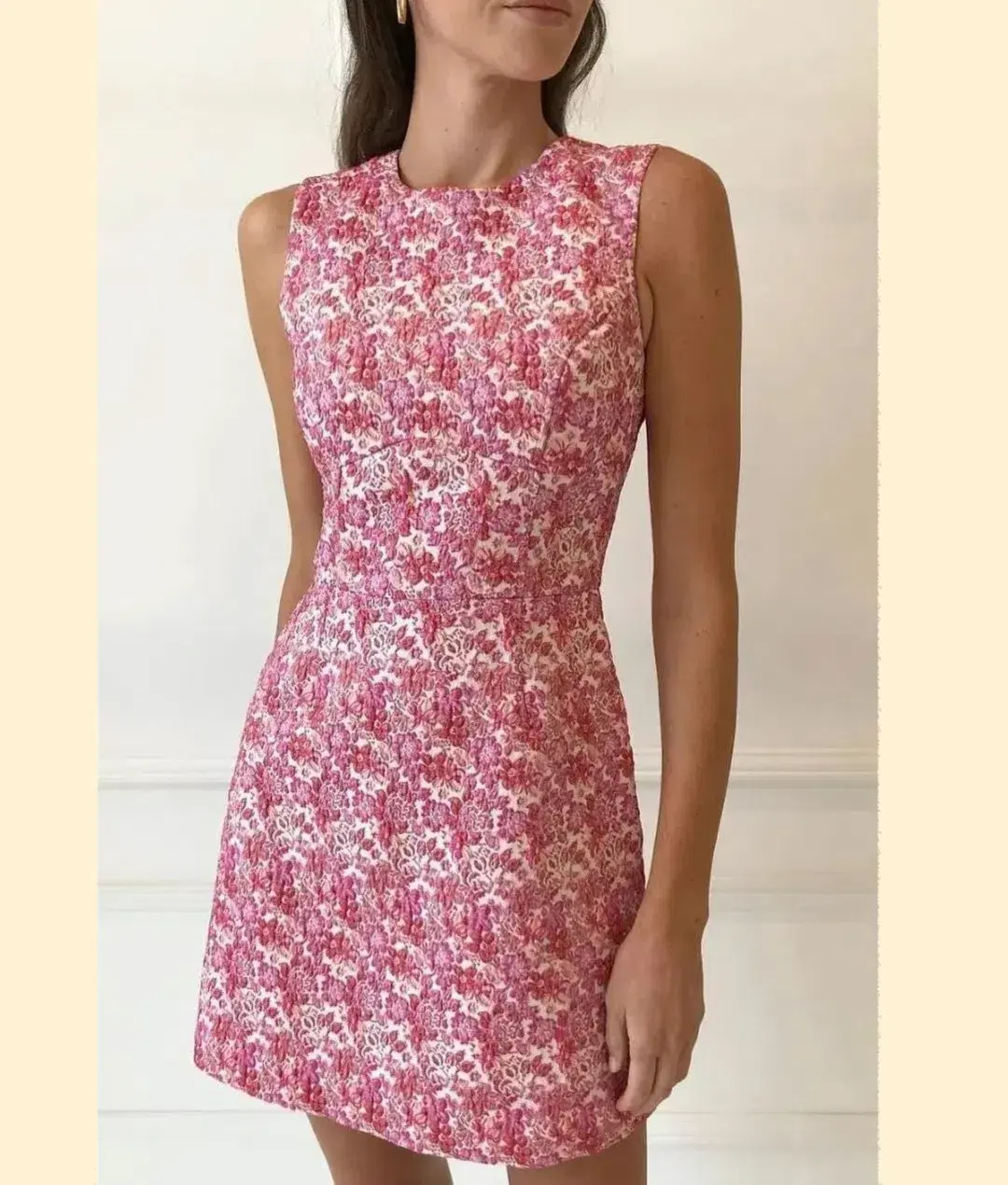 Rebecca Vallance - Estelle Mini Dress Floral - Size 10 for rent on The Volte - main image