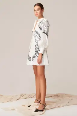 Keepsake The Label Alchemy Long Sleeve Mini Dress Print Size 6 for rent on The Volte - image 1