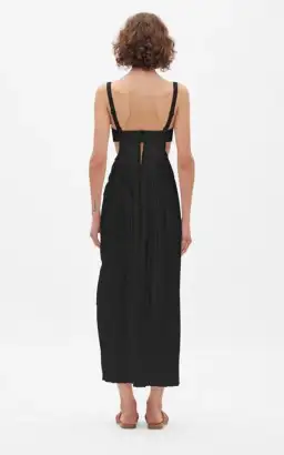 Dion Lee Pocket Bra Knot Dress Black Size 8 for rent on The Volte - image 2