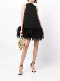 Rachel Gilbert The Linc Mini Dress Black Size AU 8 for rent on The Volte - image 3