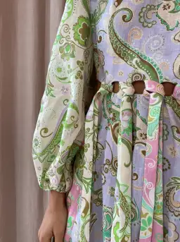 Alemais Marta Cutout Midi Dress Multi Size 8 for rent on The Volte - image 4