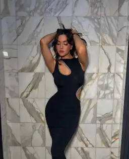 Ivona Skelo Vivia Dress Black Size 6 for rent on The Volte - image 4