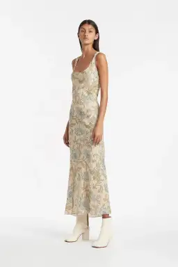 Sir the Label Maev Slip Dress in Florence Floral Print Size 1 / AU 8