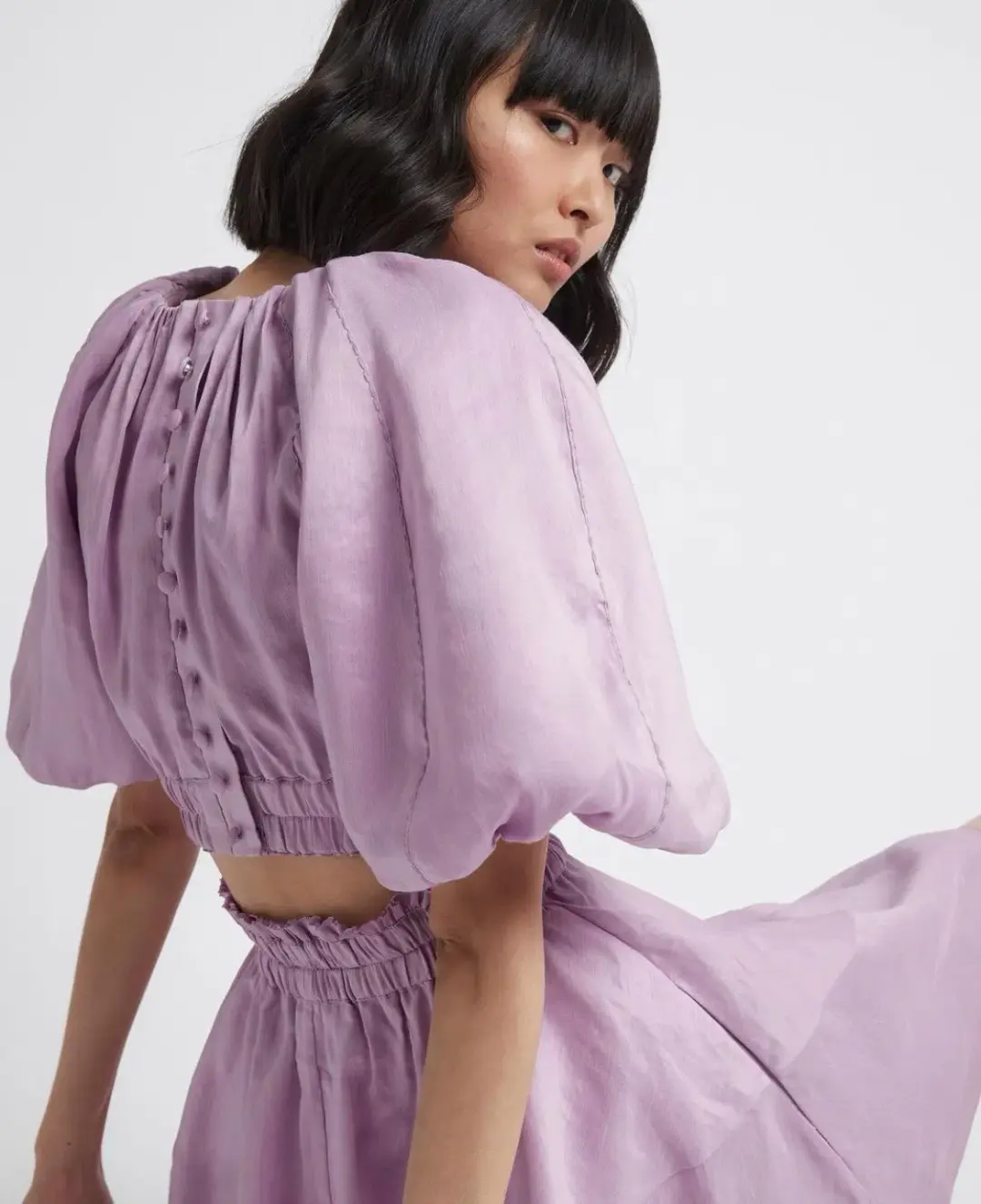 Aje Solitude Cutout Mini Dress for rent on The Volte - main image