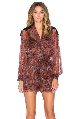 Zimmermann Empire Filigree Playsuit Rouge Konya Size 1 / AU 10 for rent on The Volte - image 4