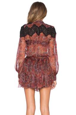 Zimmermann Empire Filigree Playsuit Rouge Konya Size 1 / AU 10 for rent on The Volte - image 6
