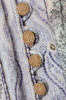 Zimmermann Anneke Lantern Midi Dress Spliced Print Size 4 / AU 16 for rent on The Volte - image 4