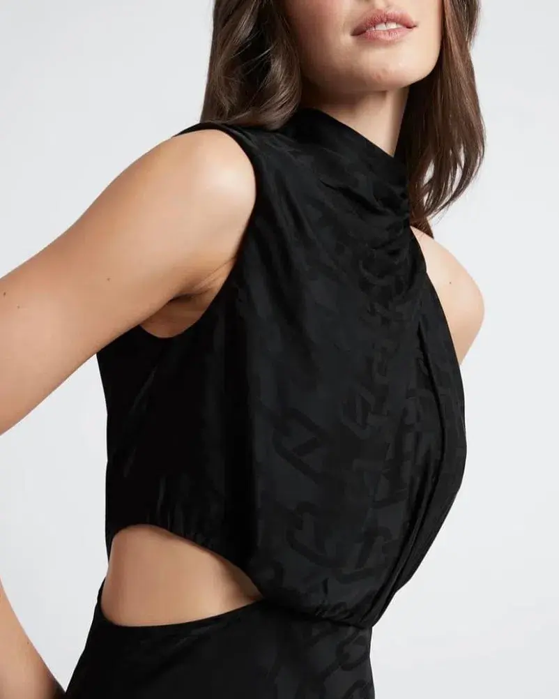 Sheike Reflections Dress Black Size 14 for rent on The Volte - main image