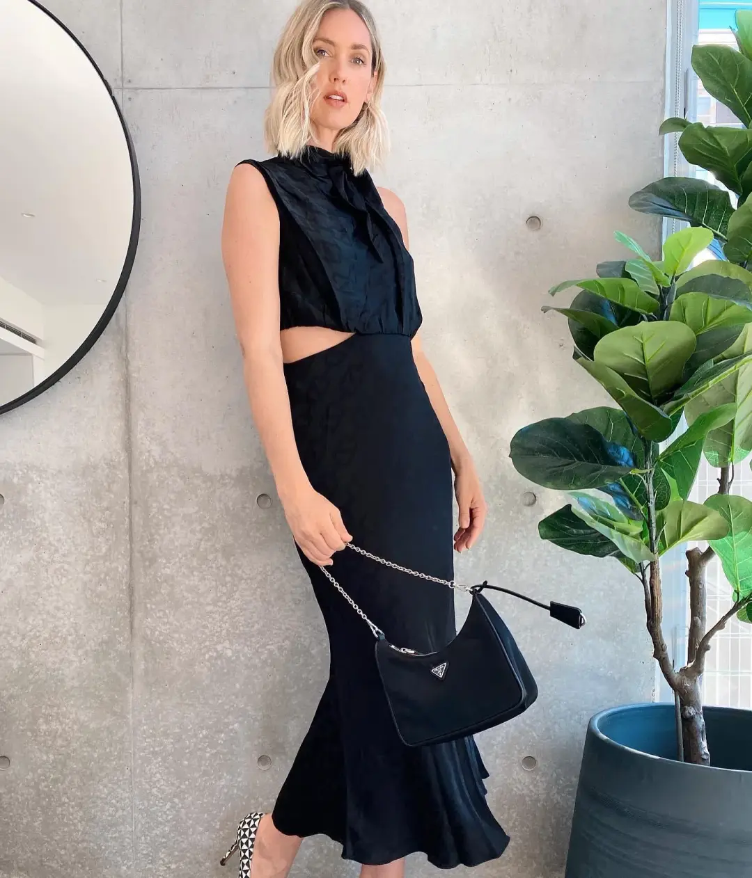 Sheike Reflections Dress Black Size 14 for rent on The Volte - main image