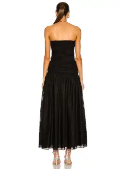Sir the Label Xanthe Strapless Dress Black Size XS