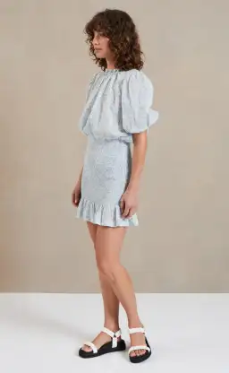 Bec & Bridge Pasqualina SS Mini Dress Print Size 10 for rent on The Volte - image 2