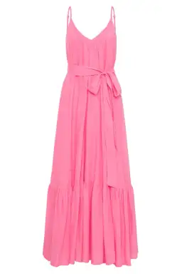 Spell Azalea Strappy Maxi Dress Pink Size 12 for rent on The Volte - image 4