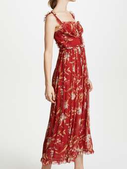 Zimmermann Corsair Iris Corset Jumpsuit Washed Iris Size 8 for rent on The Volte - image 3