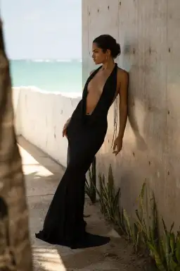 Rat & Boa Donyale Dress Black Size 10 for rent on The Volte - image 1