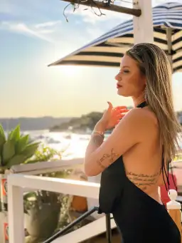 Rat & Boa Donyale Dress Black Size 10 for rent on The Volte - image 4