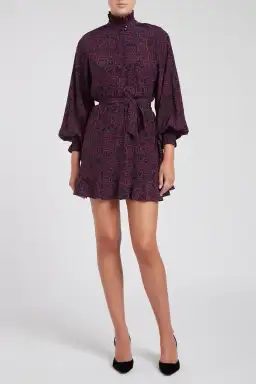 Rebecca Vallance Mazie Mini Dress Print Size 10 for rent on The Volte - image 1