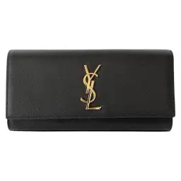 Saint Laurent Kate Leather Clutch Black for rent on The Volte - image 2