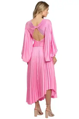 Acler - Palms Dress Pink - Size AU 12 for rent on The Volte - image 2