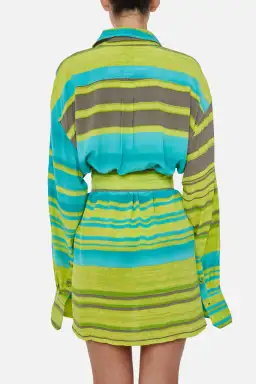 Bamba Titan Shirt Reef Print Size S/M for rent on The Volte - image 2