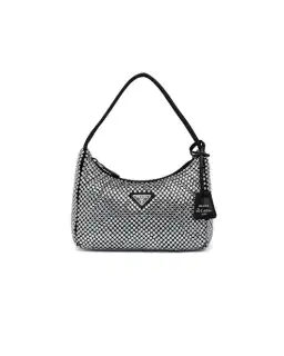 Prada Crystal Re Edition Bag Black for rent on The Volte - image 3
