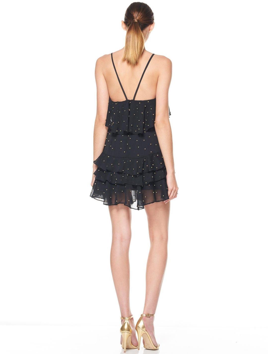 Talulah - Queen of the Night Mini Dress black size 12 for rent on The Volte - main image