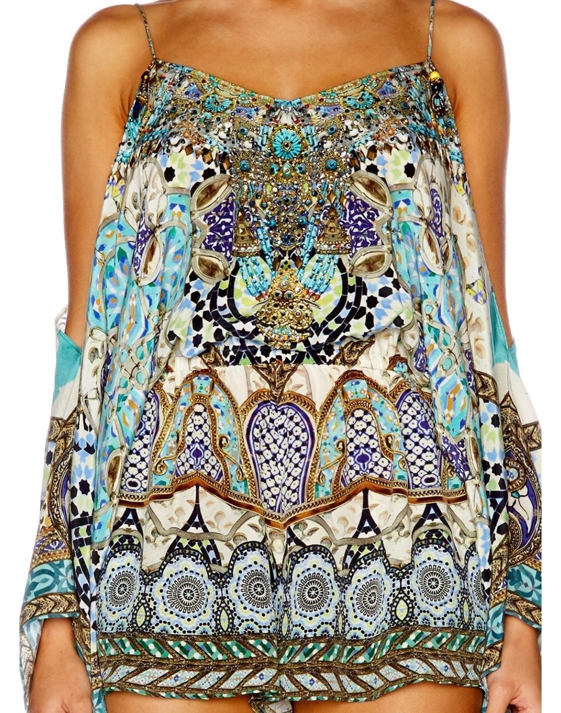 Camilla Meet Me in Casablanca Off-Shoulder playsuit - Image 2