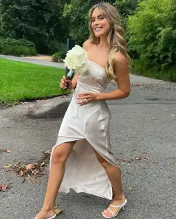 Bec & Bridge Dreamer Strapless Dress Sand Size 8 for rent on The Volte - image 5