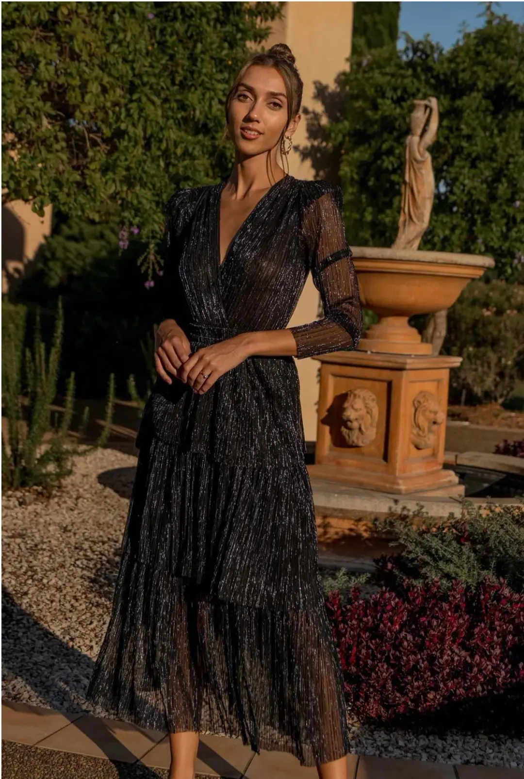 Sheike All That Sparkles Dress Ink Navy Size 8 for rent on The Volte - main image