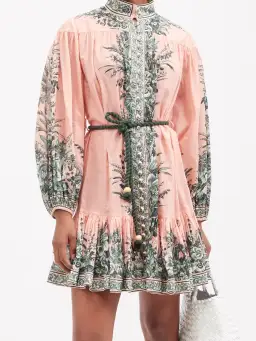 Zimmermann Moonshine Floral Mini Dress Print Size 10