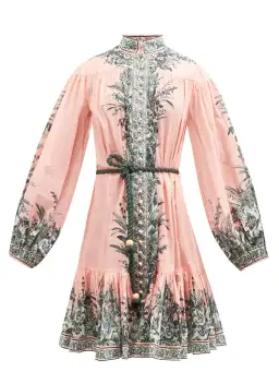 Zimmermann Moonshine Floral Mini Dress Print Size 10