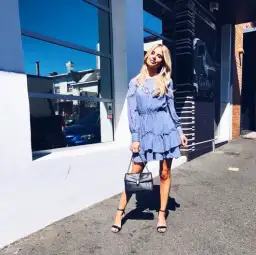 Talulah Sweet Allure Mini Dress Blue Size 8 for rent on The Volte - image 6