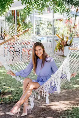 Talulah Sweet Allure Mini Dress Blue Size 8 for rent on The Volte - image 3