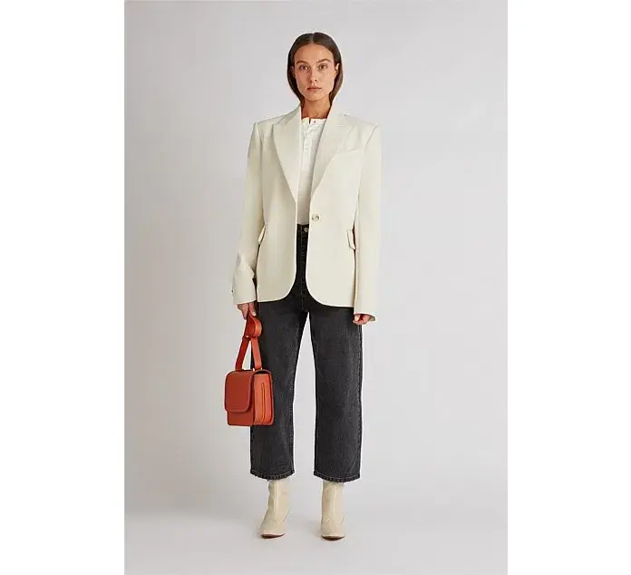 Camilla and Marc Amaia Blazer in Ecru Size 10 for rent on The Volte - main image
