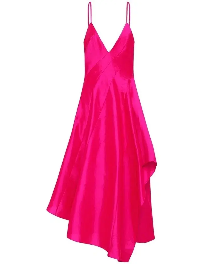 Sass and Bide Bright Futures Midi Dress Pink Size 6 for rent on The Volte - main image