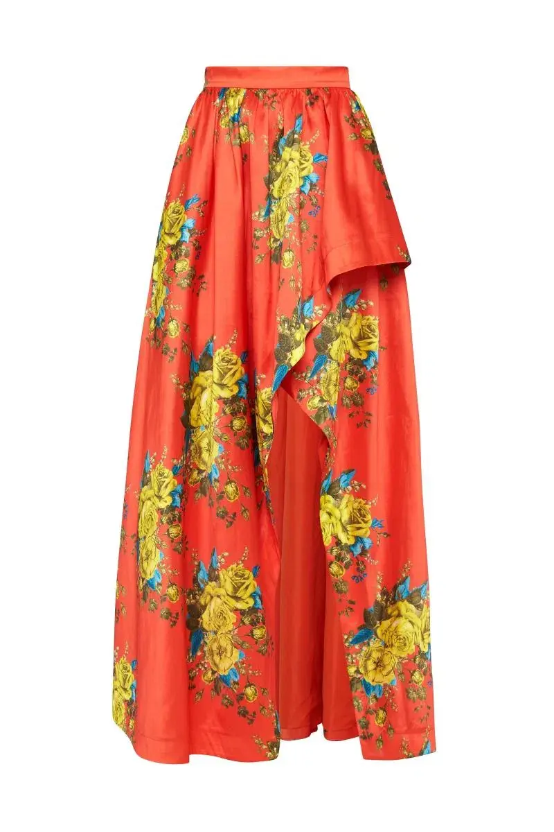 Sass and Bide Wild Play Skirt Orange Size 8 for rent on The Volte - main image