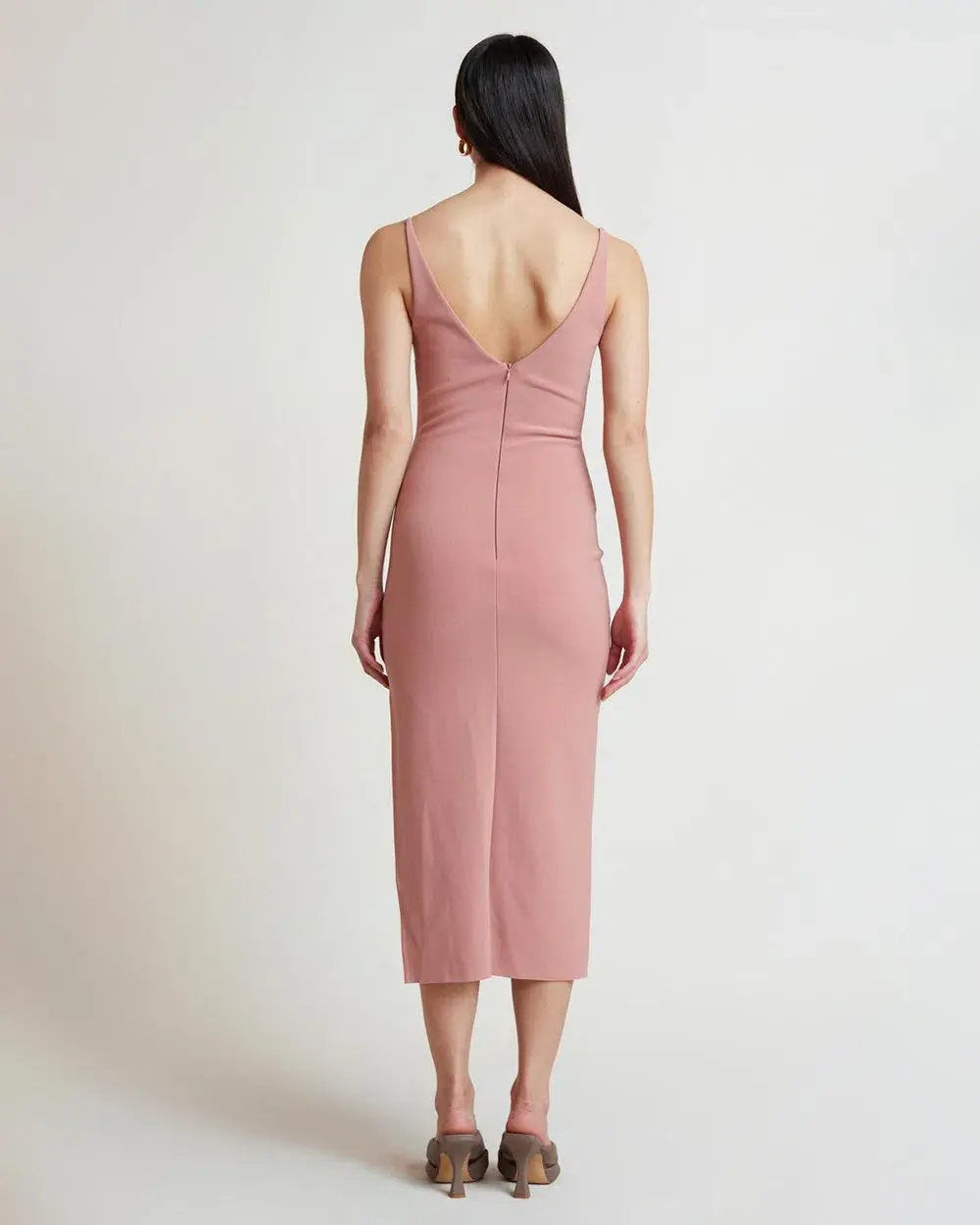 Bec & Bridge Livania Cut Out Dress Pink Size 8 for rent on The Volte - main image