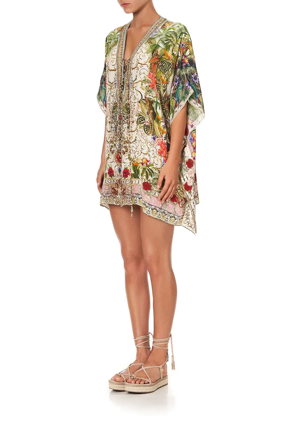 Camilla Fair Verona Short Lace Up Kaftan One Size - Image 2