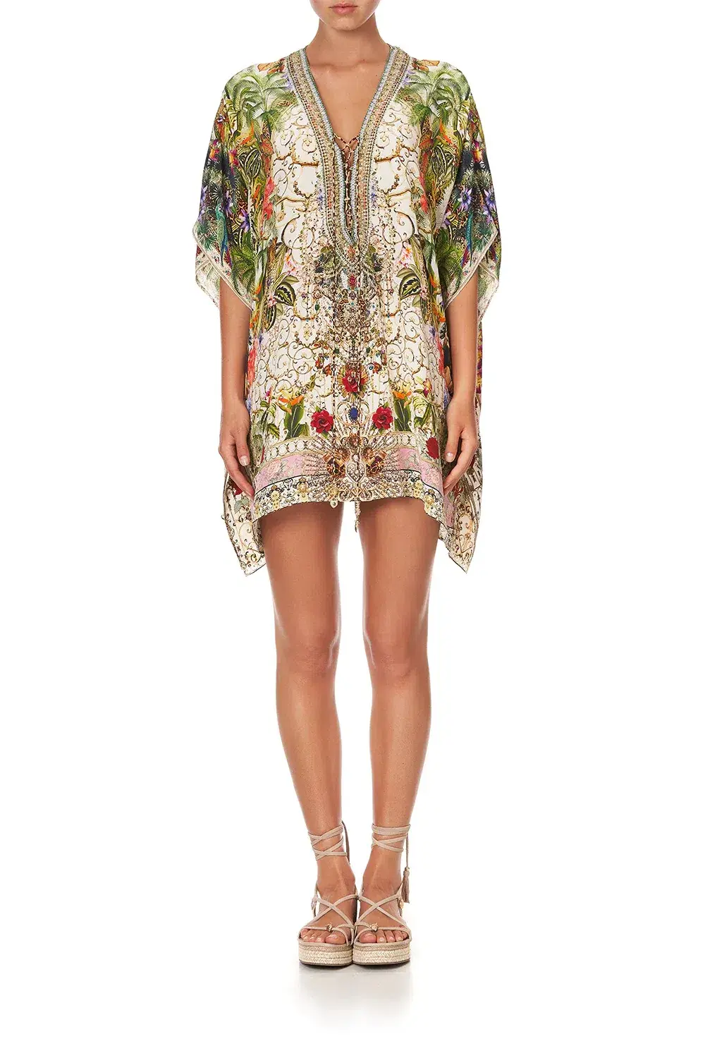 Camilla Fair Verona Short Lace Up Kaftan One Size - Image 1
