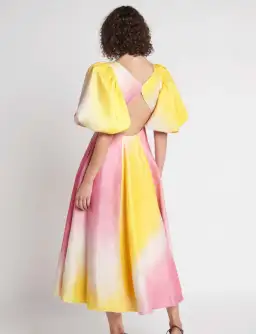 Aje Cloudburst Midi Dress Print Size 8 for rent on The Volte - image 2