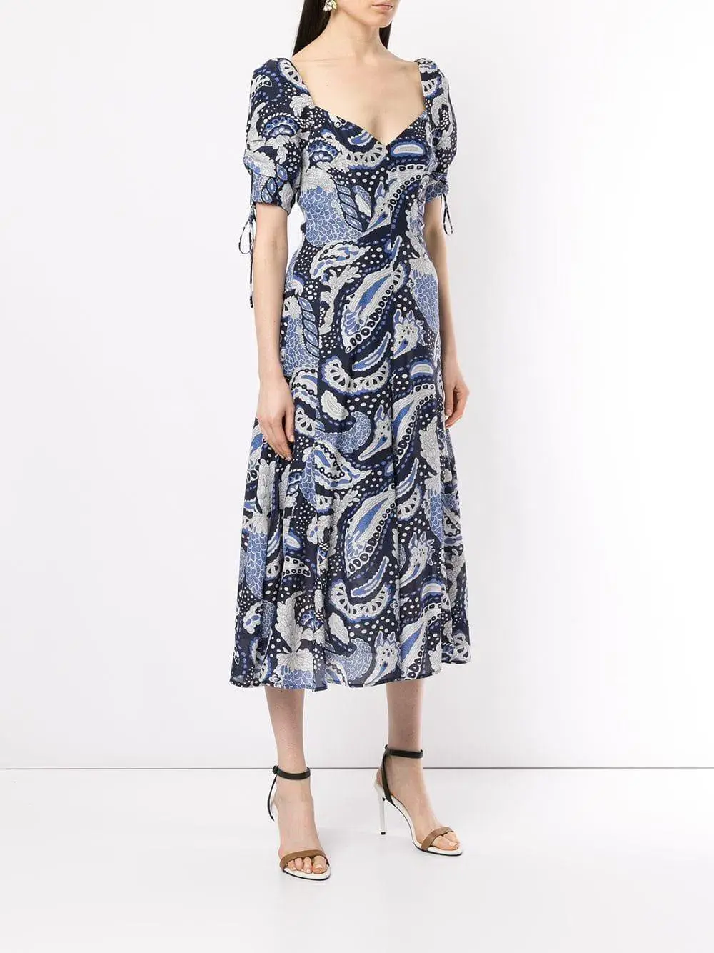 ALice McCall Royal Paisley Midi Dress Print Size 6 for rent on The Volte - main image