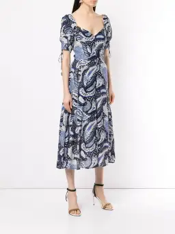 ALice McCall Royal Paisley Midi Dress Print Size 6 for rent on The Volte - image 2