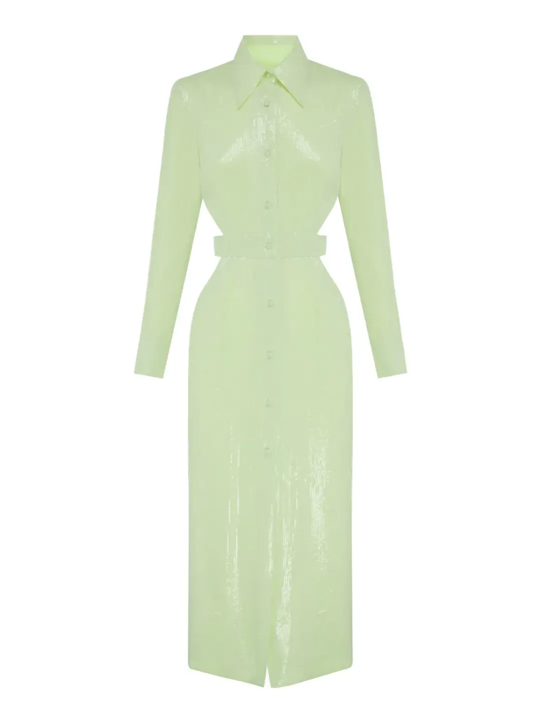 Alice McCall Lime Cream Night Sky Trench Green Size 8 for rent on The Volte - main image