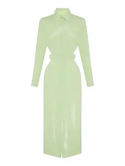 Alice McCall Lime Cream Night Sky Trench Green Size 8 for rent on The Volte - image 6