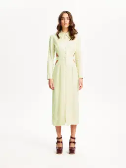 Alice McCall Lime Cream Night Sky Trench Green Size 8 for rent on The Volte - image 1