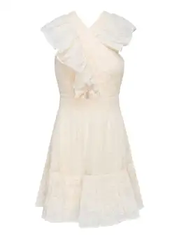 Alice McCall New Romantics Ruffle Mini Dress Cream Size 10 for rent on The Volte - image 6