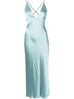 BEC & BRIDGE DUCK EGG VALENTINA MIDI DRESS - SIZE 8 AU/4 US (RRP $260) for rent on The Volte - image 4