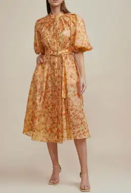 Acler Cranhurst Dress Peach Parfait Size 12 for rent on The Volte - image 1