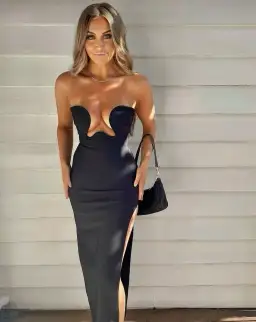 Maison Femalien Lea Dress Black Size 8 for rent on The Volte - image 2