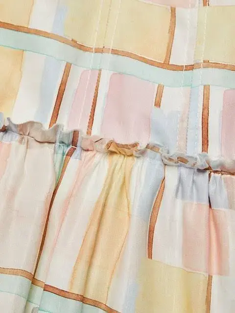 Aje L'Espirit Corset Dress Multi Size 14 for rent on The Volte - main image